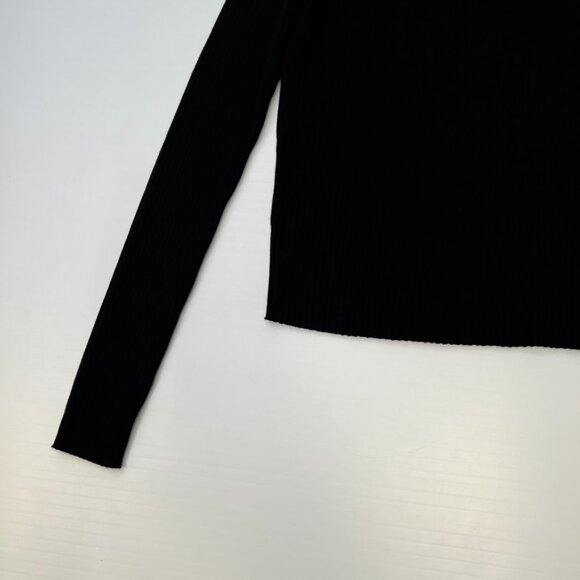 Closet Space Sweater Women Medium Ribbed Knit Mock Neck Crop Top Party Core Ex - Picture 3 of 13